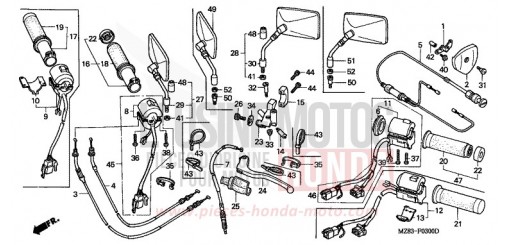 COMMUTATEUR/CABLE VT600CR de 1994